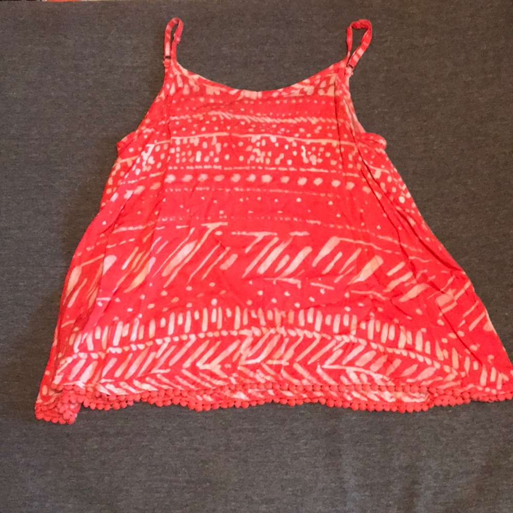 Girls printed flowy tank